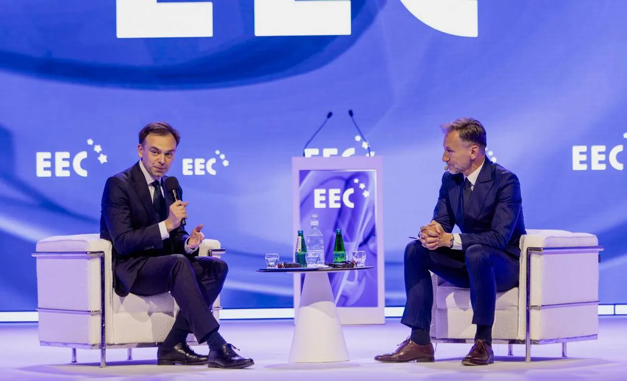 Andrzej Domański podczas EKG Fot. Ministerstwo Finansów