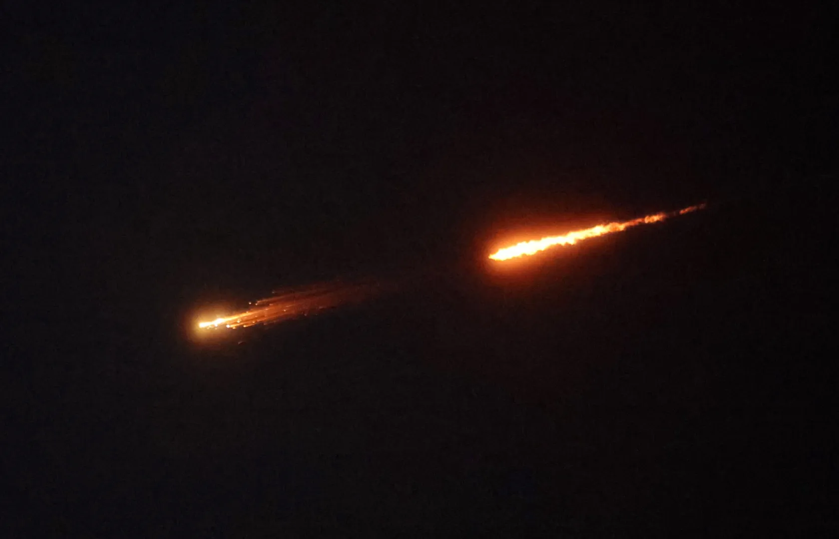 Pociski nad Jerozolimą Fot. PAP/EPA/ABIR SULTAN