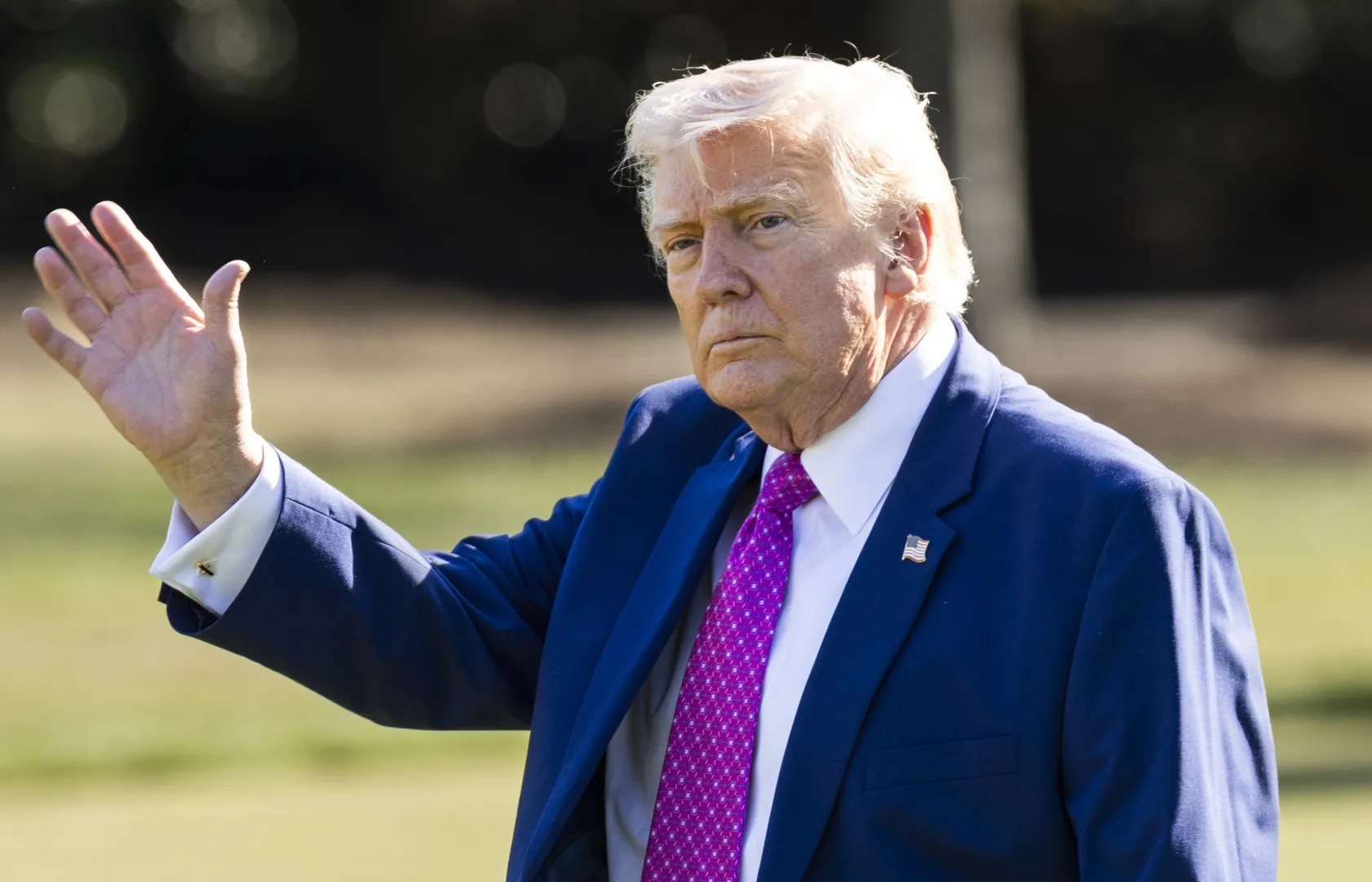 Donald Trump Fot. PAP/EPA/JIM LO SCALZO