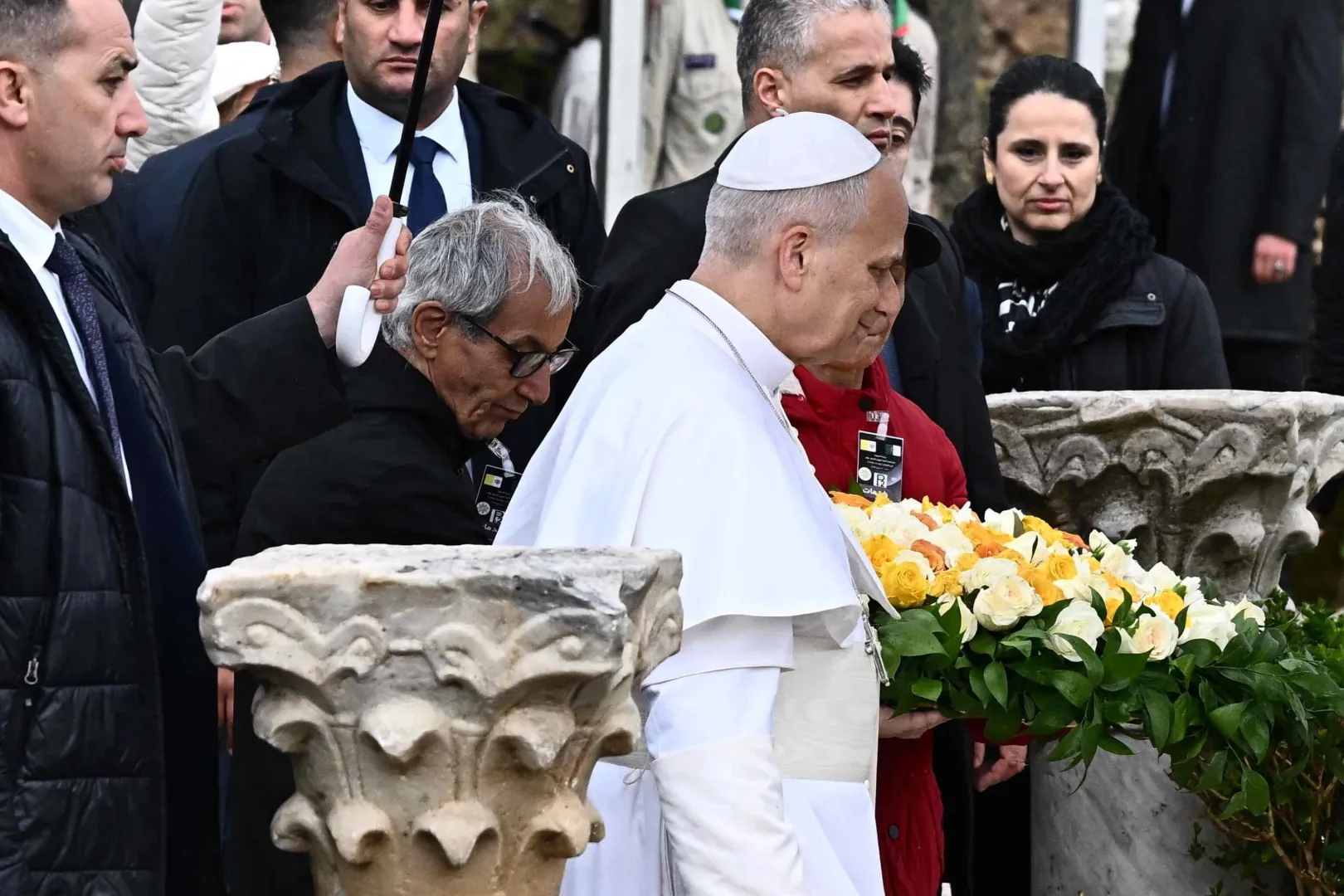 Papież Leon XIV w Algierii Fot. 	PAP/EPA/LUCA ZENNARO