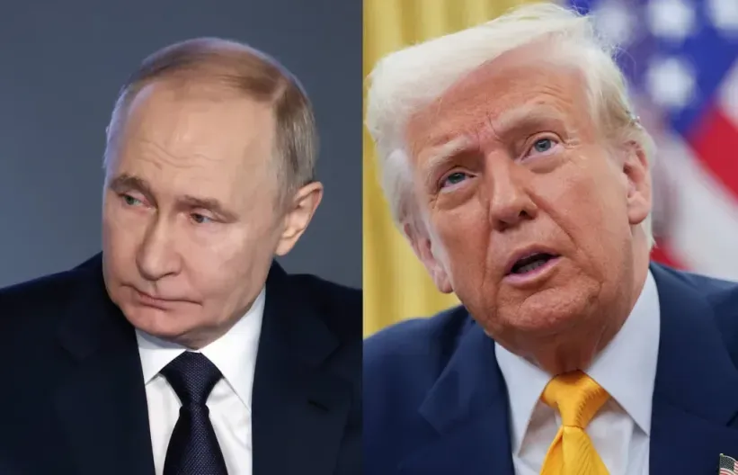 Władimir Putin, Donald Trump. Fot. PAP/EPA/ARTYOM GEODAKYAN/ EPA/CHRIS KLEPONIS