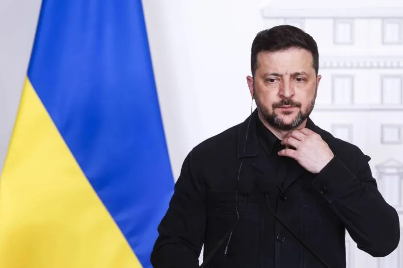 Prezydent Ukrainy Wołodymyr Zełenski. Fot. PAP/EPA/ANGELO CARCONI