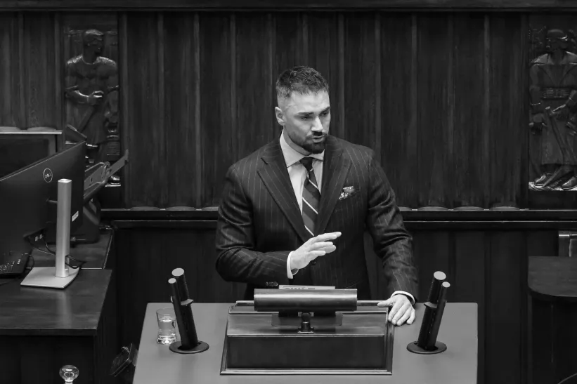 Łukasz Litewka. Fot. PAP/Albert Zawada