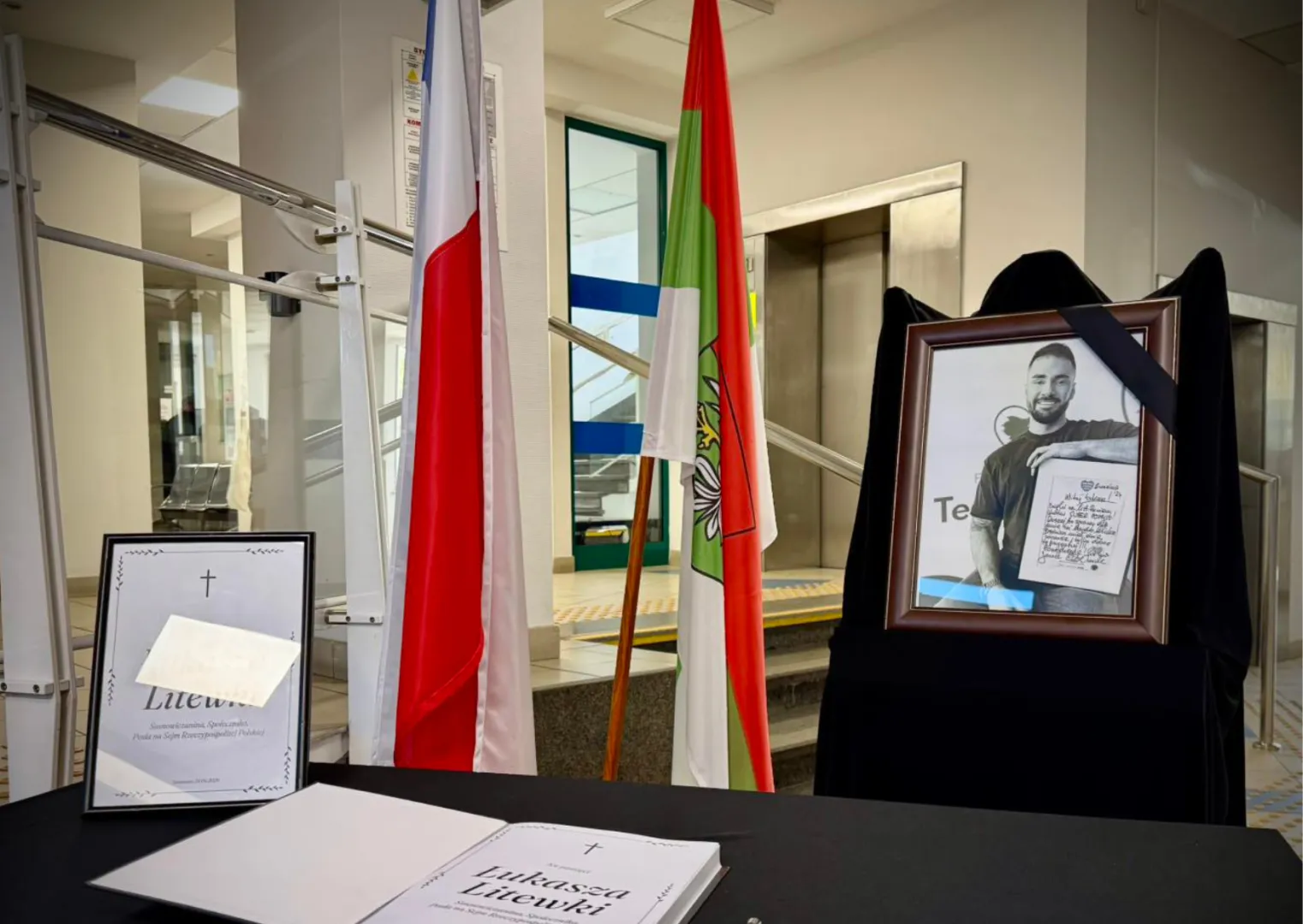 Upamiętnienie Łukasza Litewki. Fot. Arkadiusz Chęciński/facebook