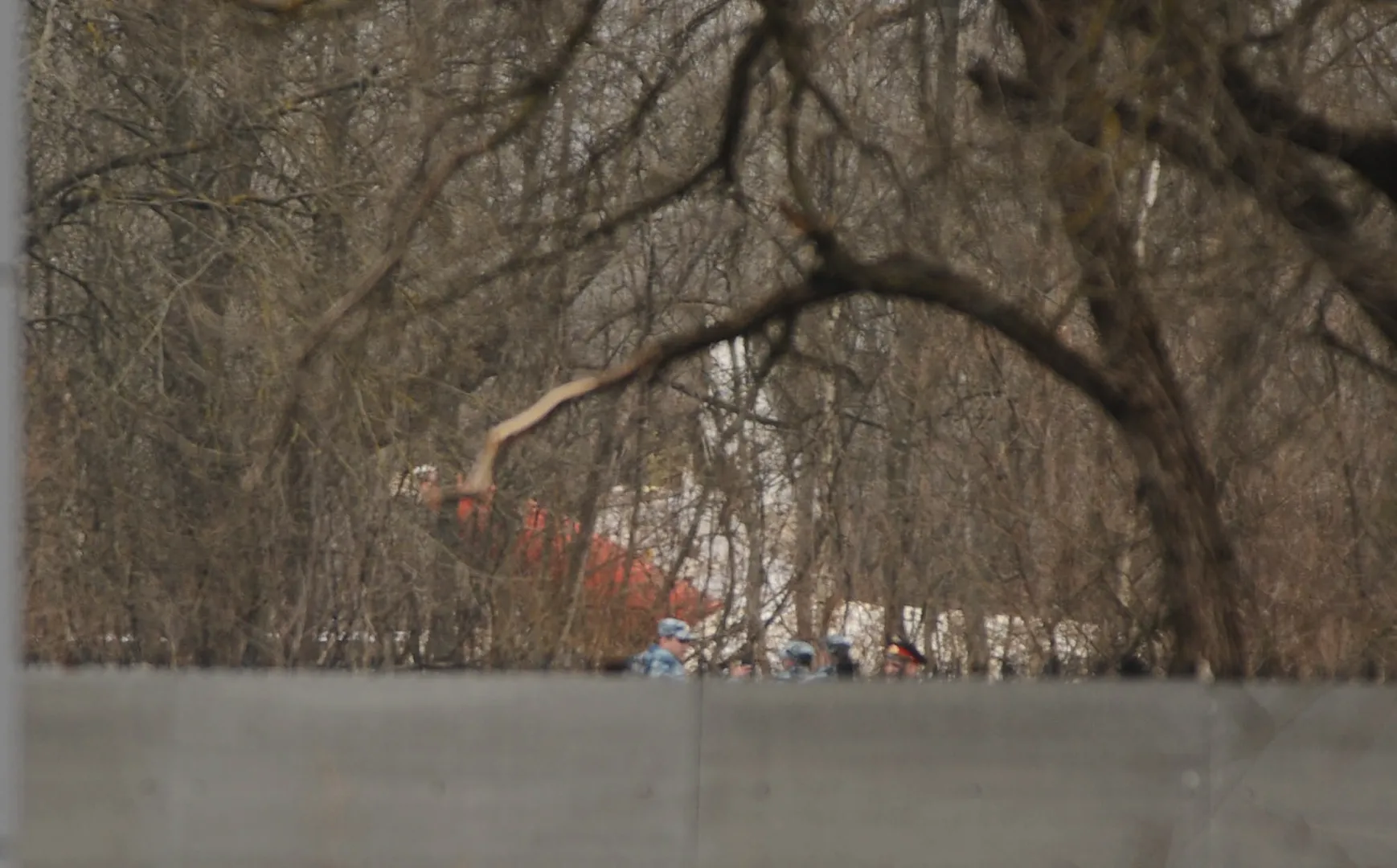 Szczątki rozbitego samolotu w Smoleńsku. Fot. PAP/Jacek Turczyk
