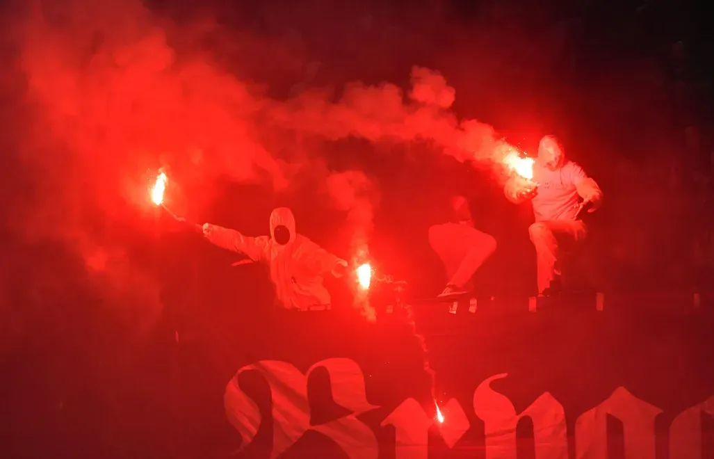  Pseudokibice, zdjęcie ilustracyjne, fot. PAP/Marcin Bielecki