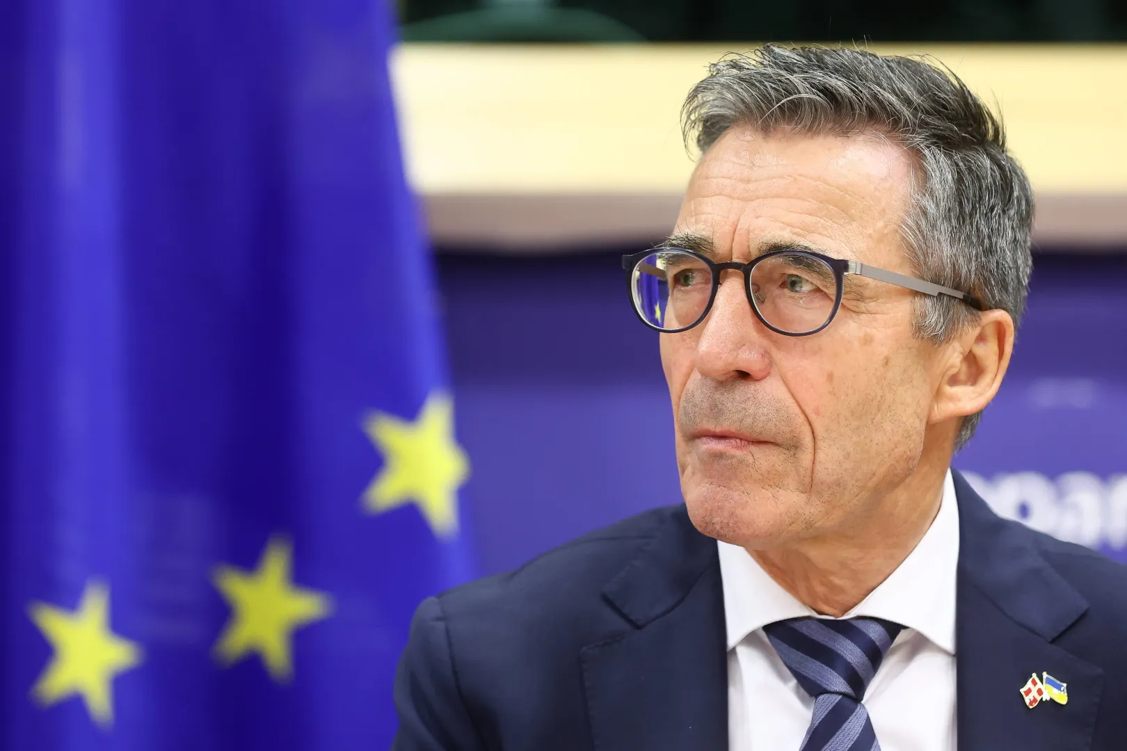  Anders Fogh Rasmussen. Fot. PAP/EPA/STEPHANIE LECOCQ