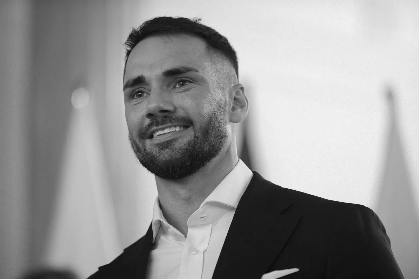 Poseł Lewicy Łukasz Litewka. Fot. PAP/Marcin Obara