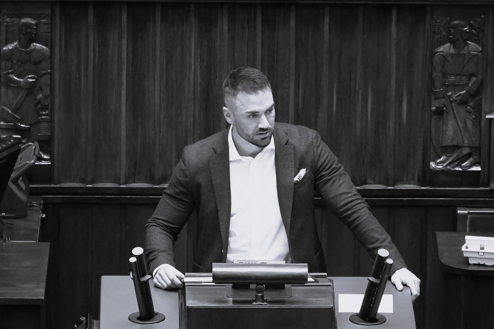 Łukasz Litewka. Fot. PAP/Paweł Supernak