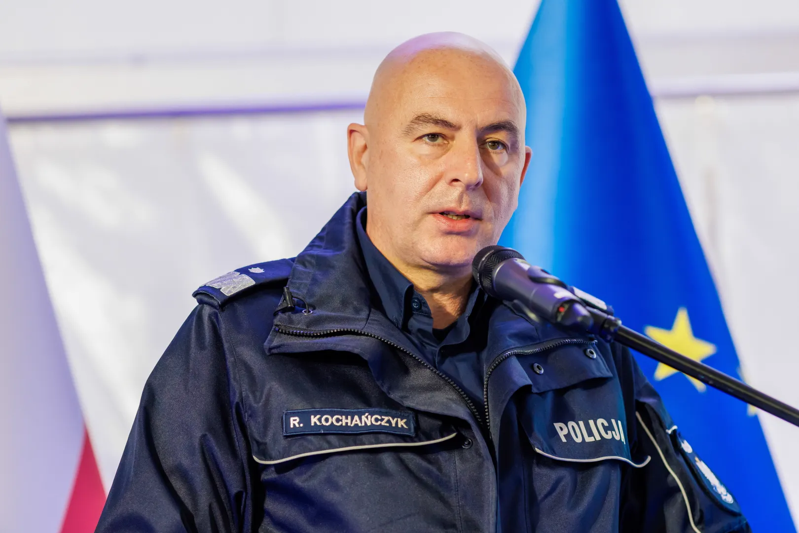 Zastępca szefa KGP nadinsp. dr Rafał Kochańczyk. Fot. PAP/Marek Zakrzewski