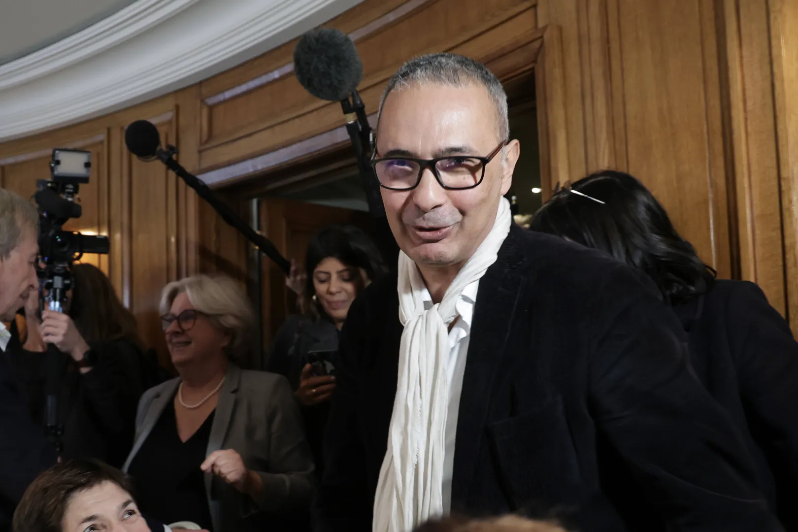 Kamel Daoud. Fot. PAP/EPA/CHRISTOPHE PETIT TESSON 