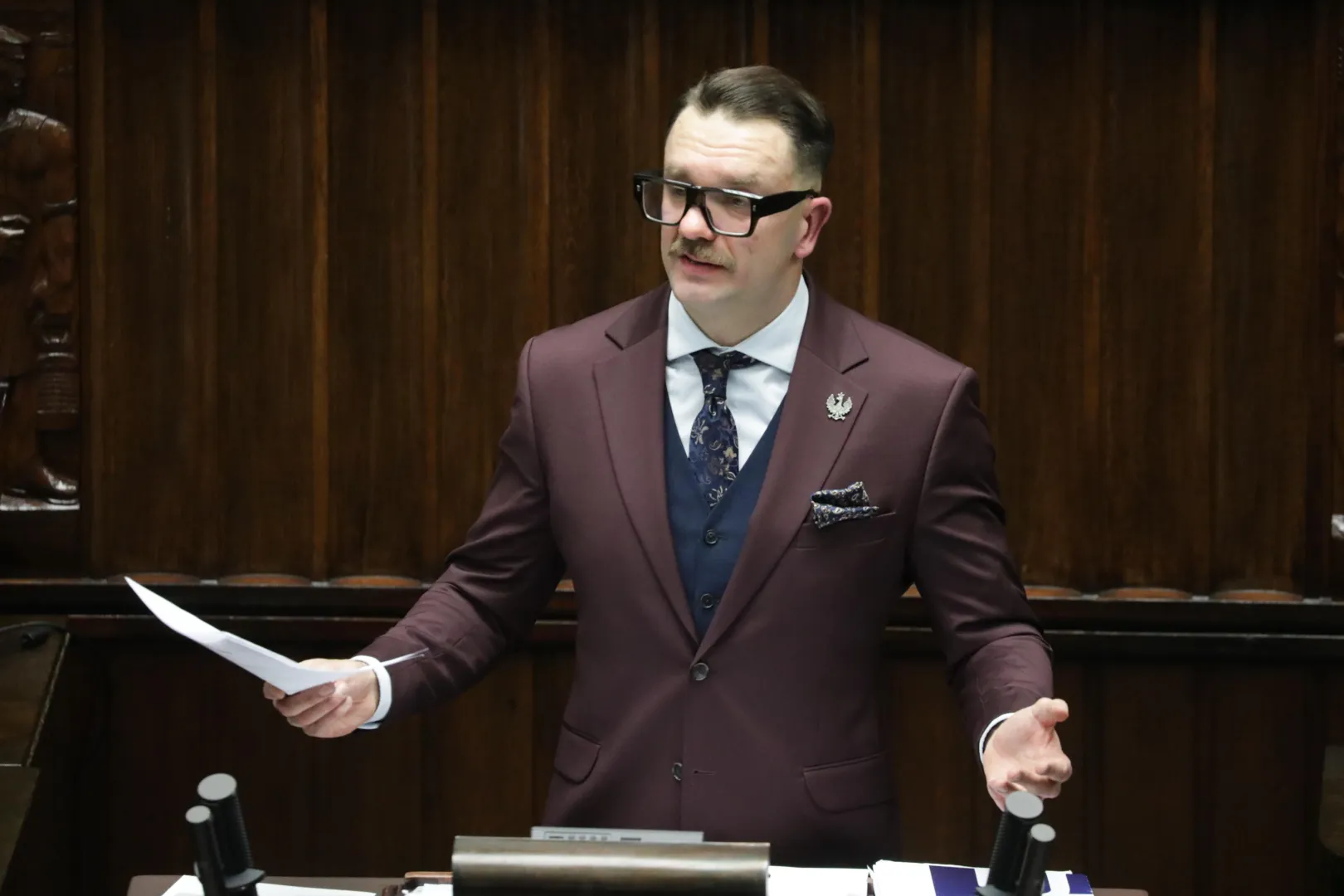 Łukasz Mejza. Fot. PAP/Tomasz Gzell