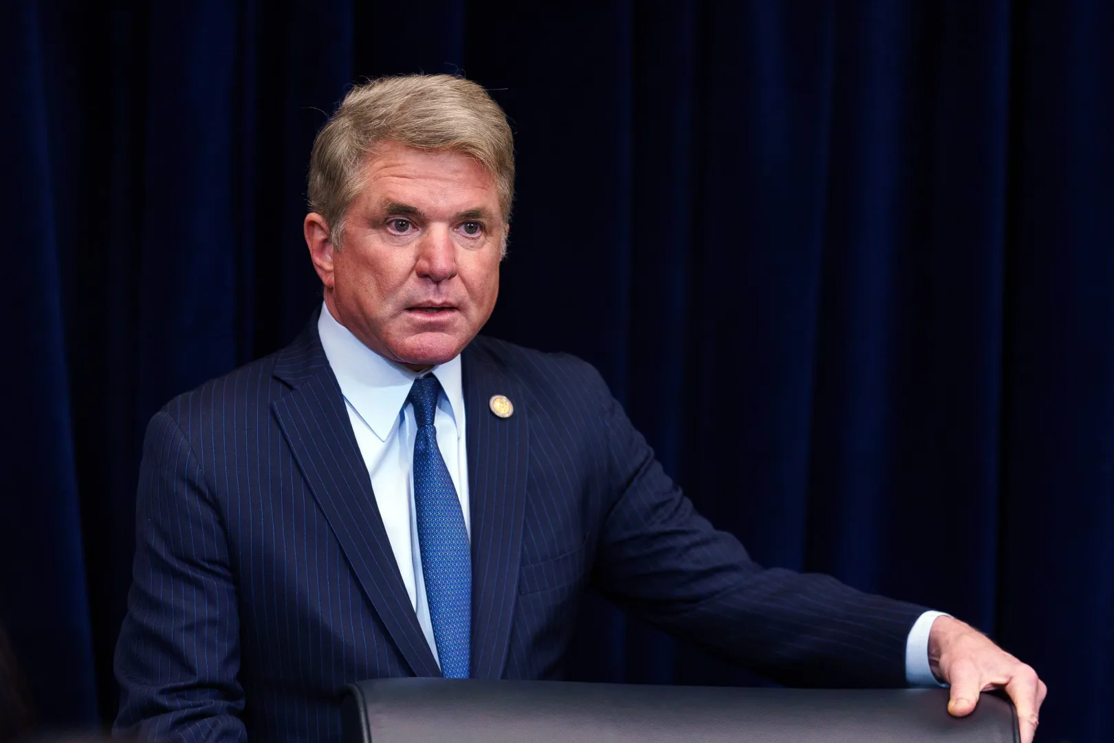 Представитель Республиканской партии, конгрессмен Майкл Маккол. Fot. PAP/EPA/WILL OLIVER