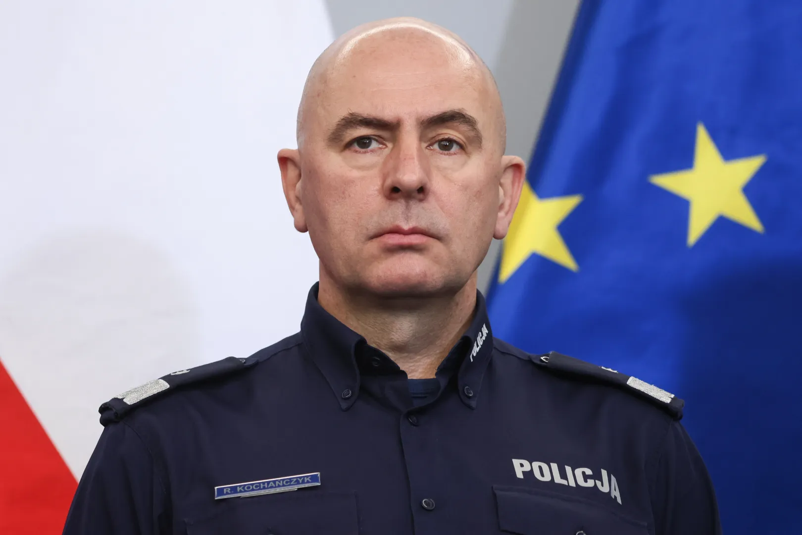 Zastępca Komendanta Głównego Policji nadinspektor Rafał Kochańczyk. Fot. PAP/Leszek Szymański