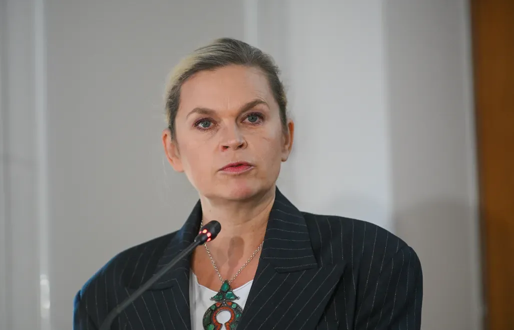 Ministra edukacji Barbara Nowacka. Fot. PAP/Marcin Obara