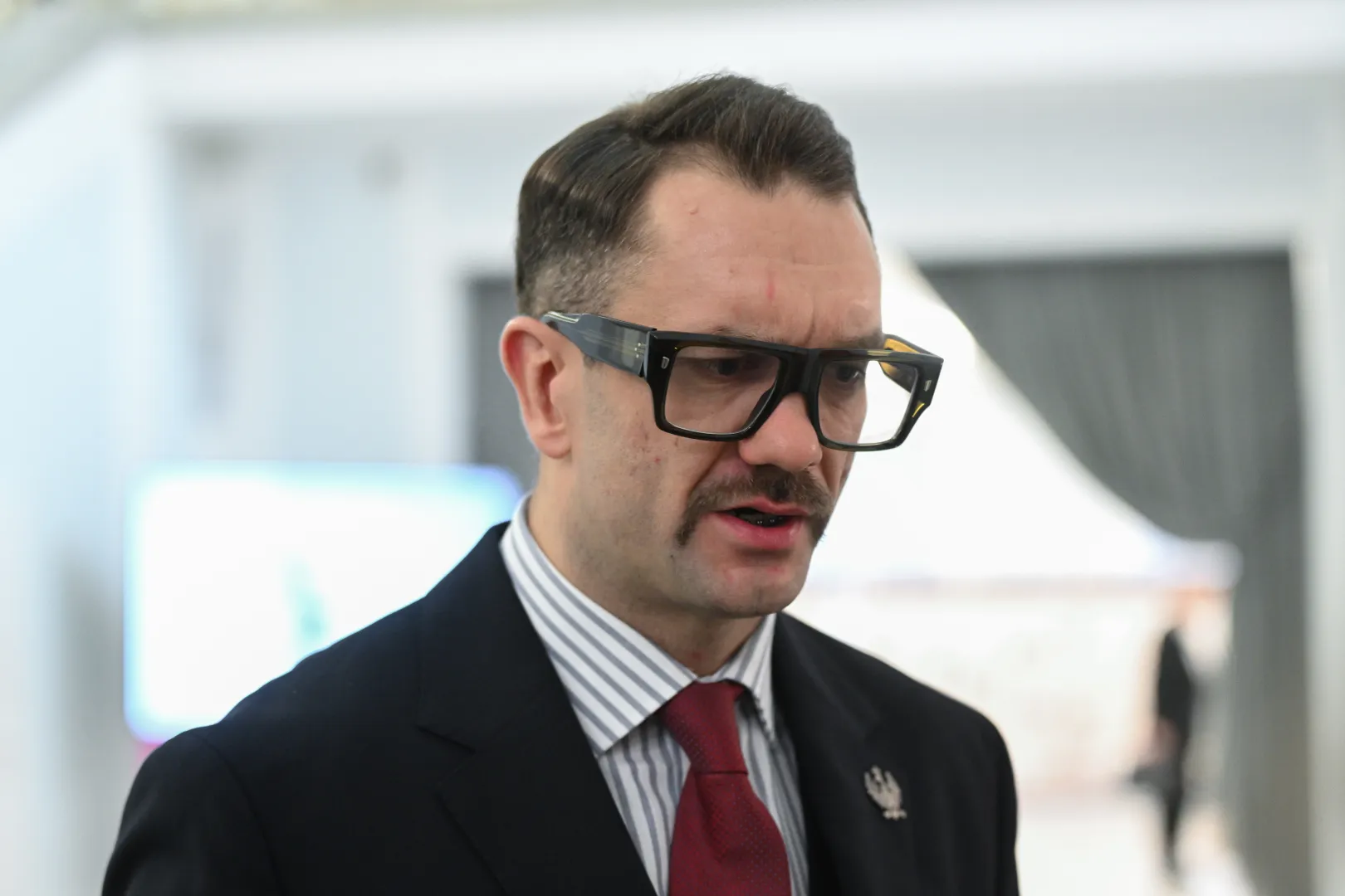 Łukasz Mejza. Fot. PAP/Radek Pietruszka