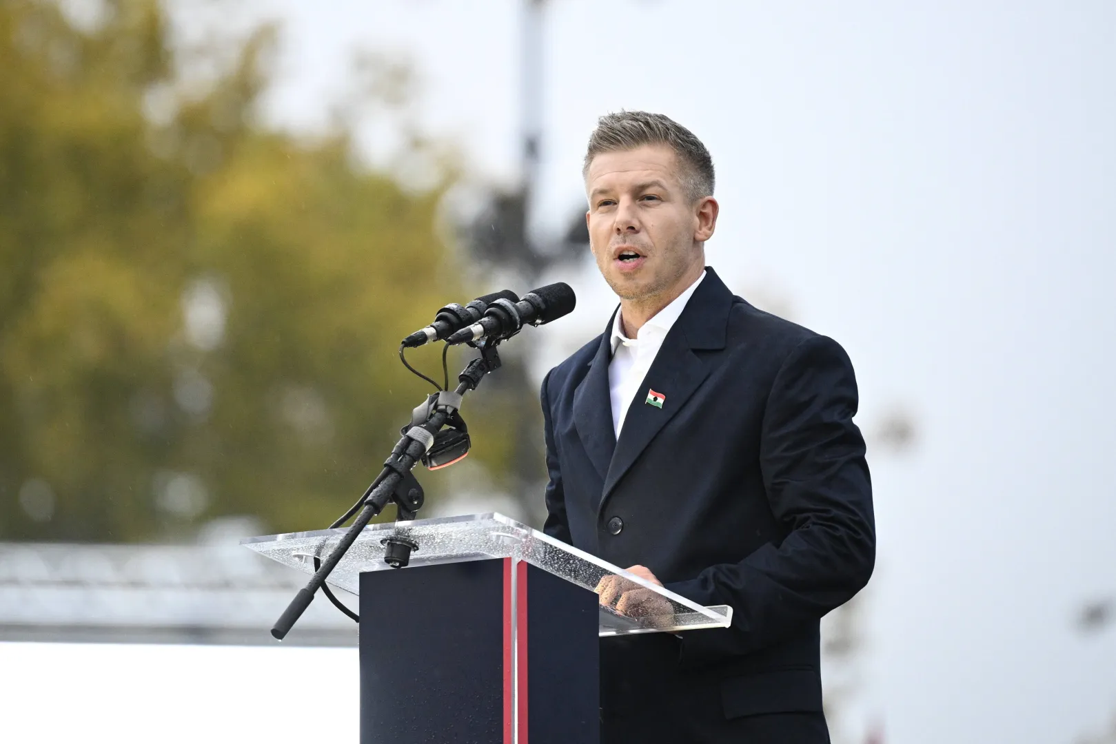 Peter Magyar. Fot. EPA/BOGLARKA BODNAR 