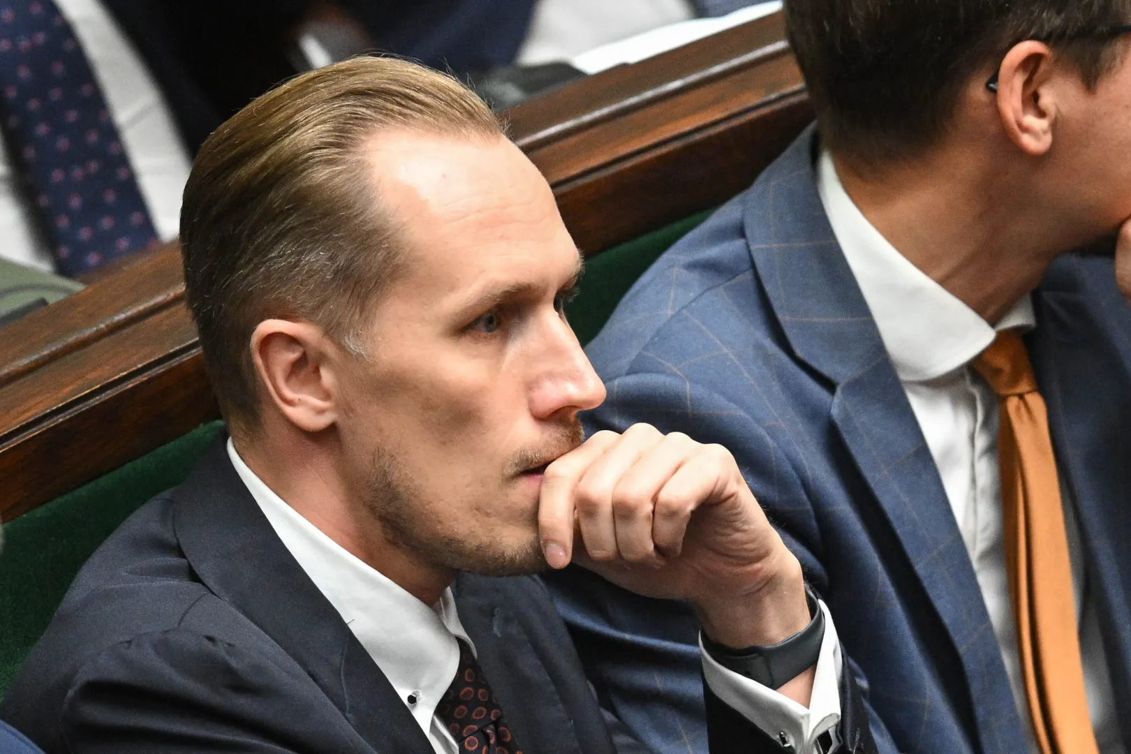 Poseł Konfederacji Konrad Berkowicz, fot. PAP/