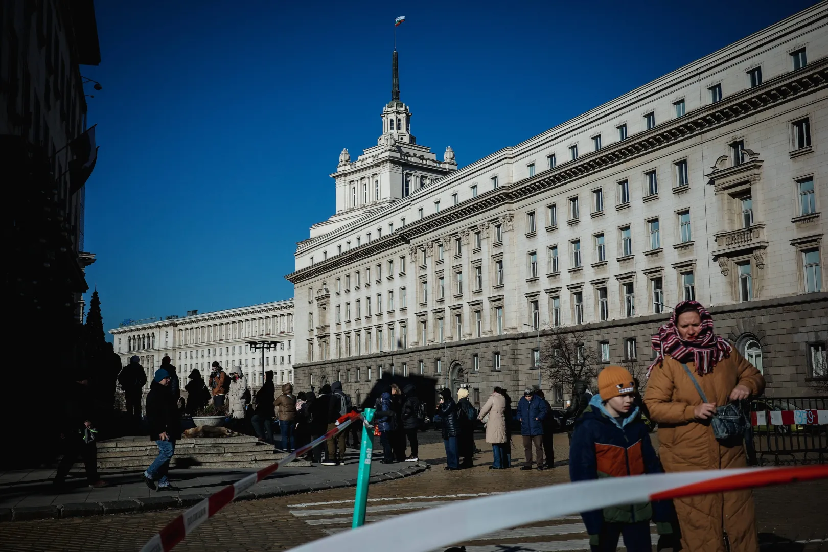 Здание Народного собрания - парламента Болгарии. Fot. PAP/EPA/	BORISLAV TROSHEV
