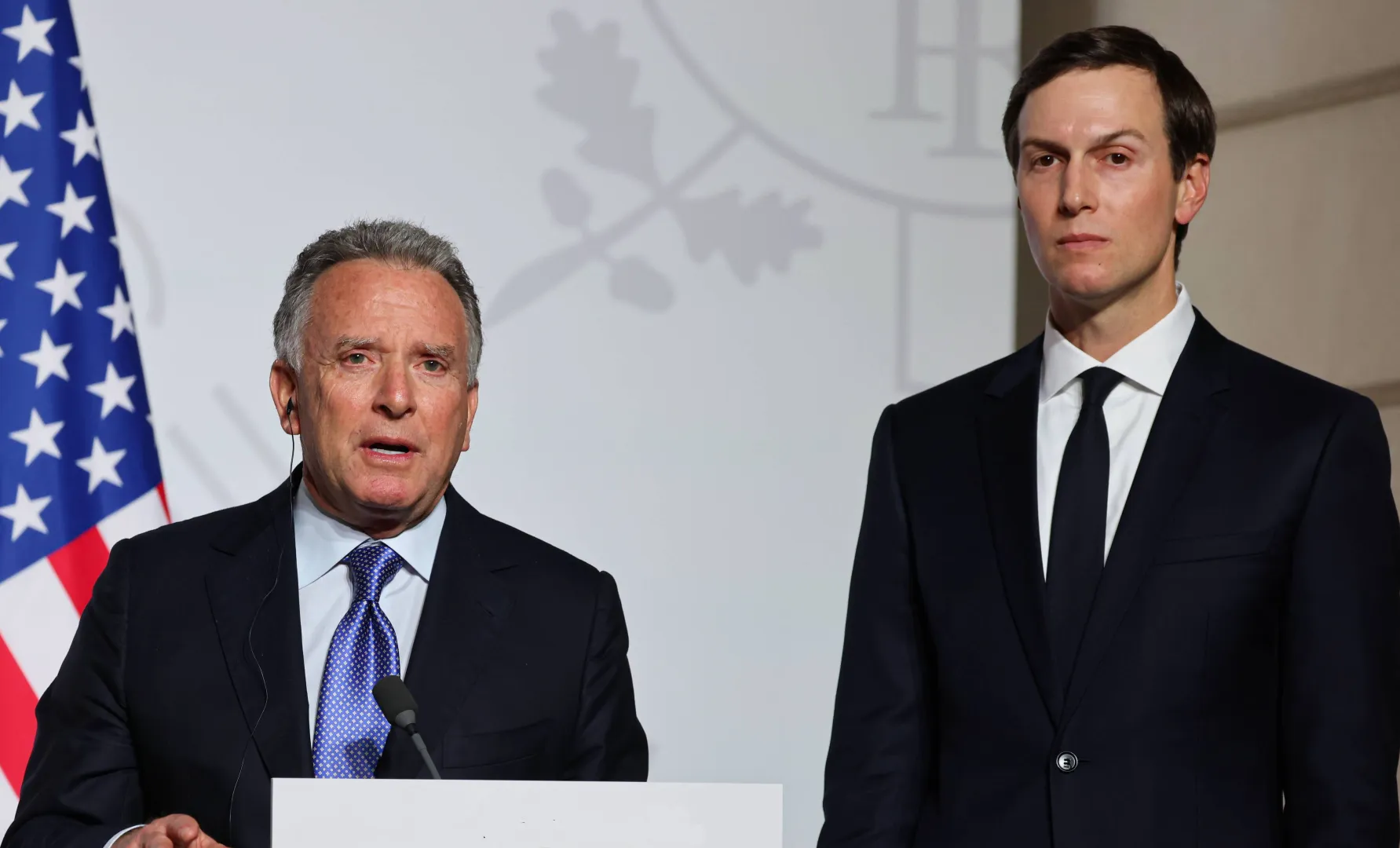Steve Witkoff i Jared Kushner Fot. PAP/EPA/LUDOVIC MARIN