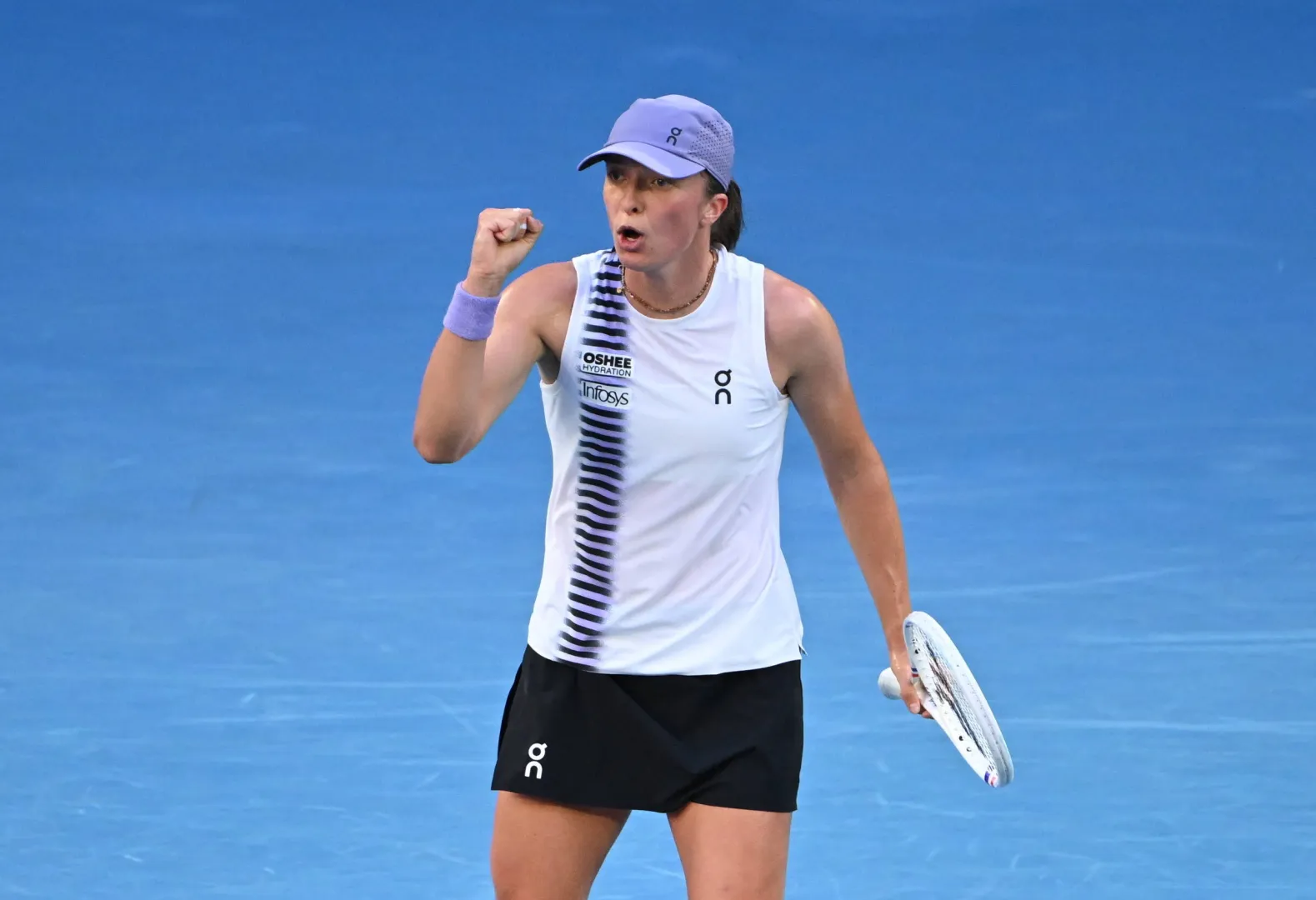 Iga Świątek. Fot. EPA/JAMES ROSS