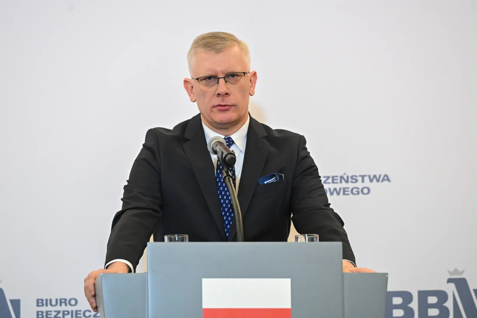 Szef BBN Sławomir Cenckiewicz. Fot. PAP/	Radek Pietruszka