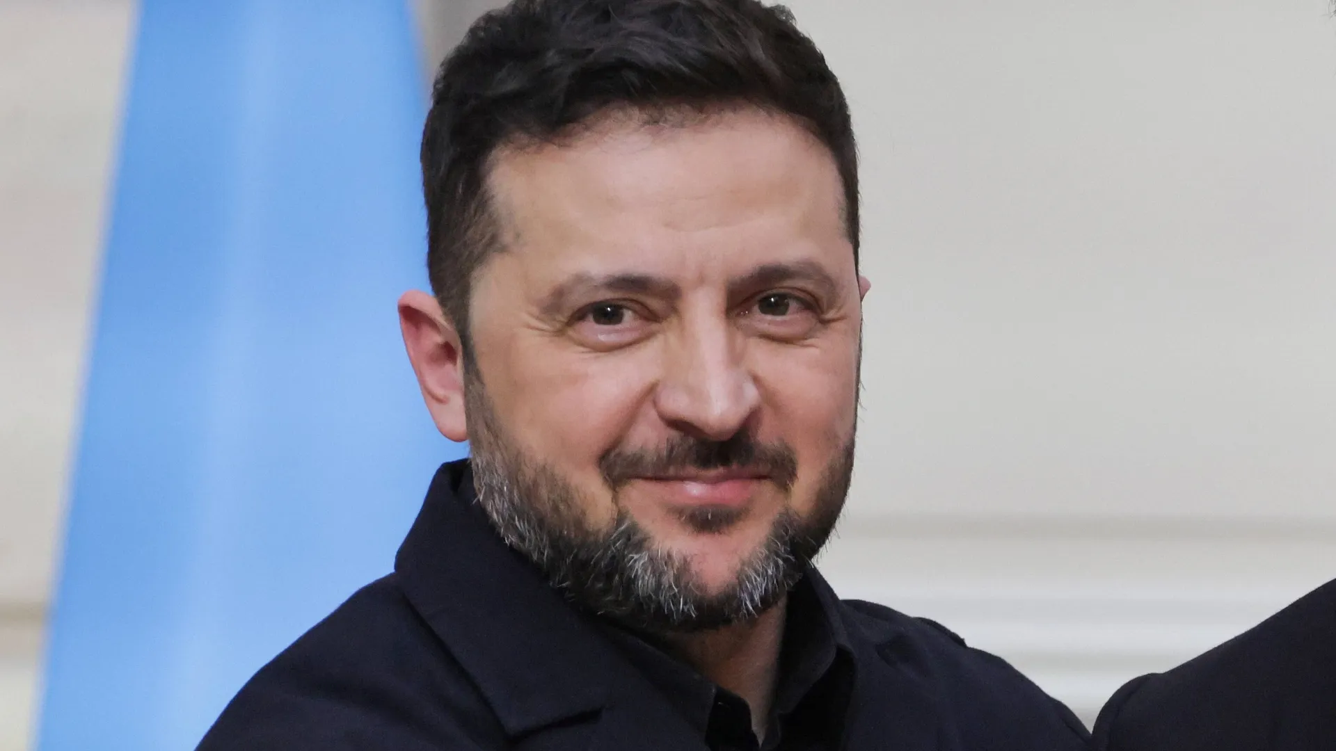 Wołodymyr Zełenski Fot. PAP/EPA/LUDOVIC MARIN