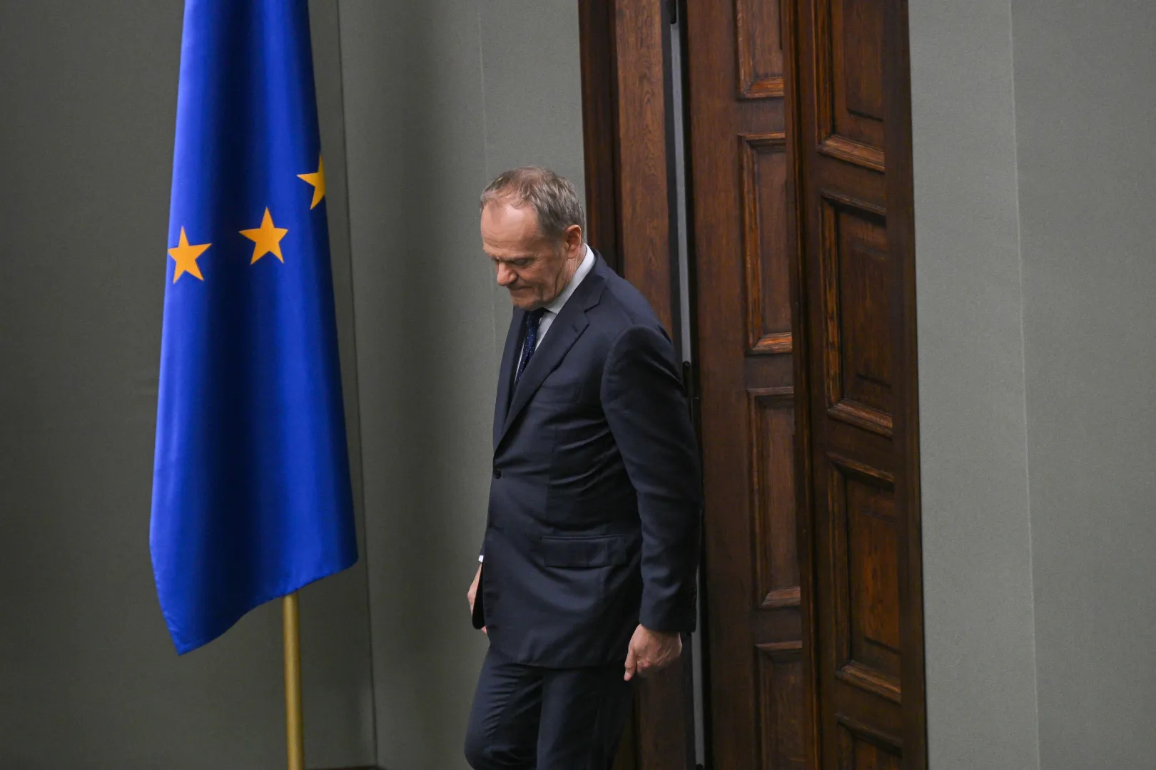 Premier Donald Tusk. Fot. PAP/Marcin Obara