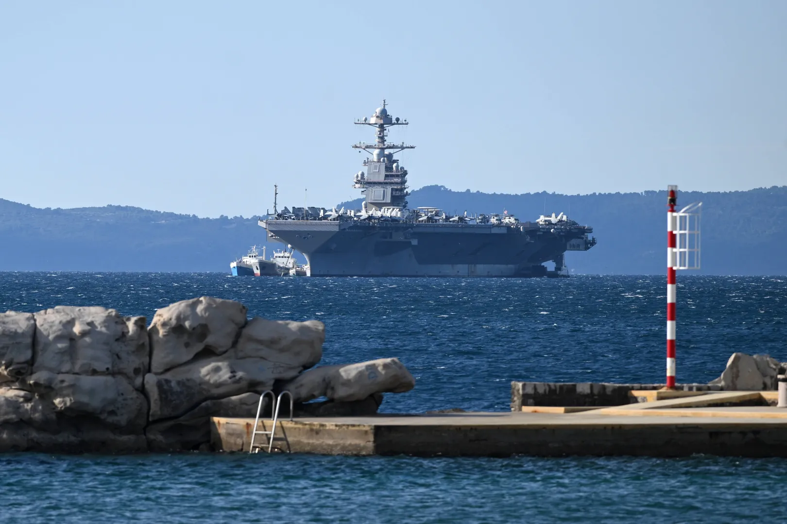 Корабли ВМС США. Фотоиллюстрация. Fot. PAP/EPA/Stringer