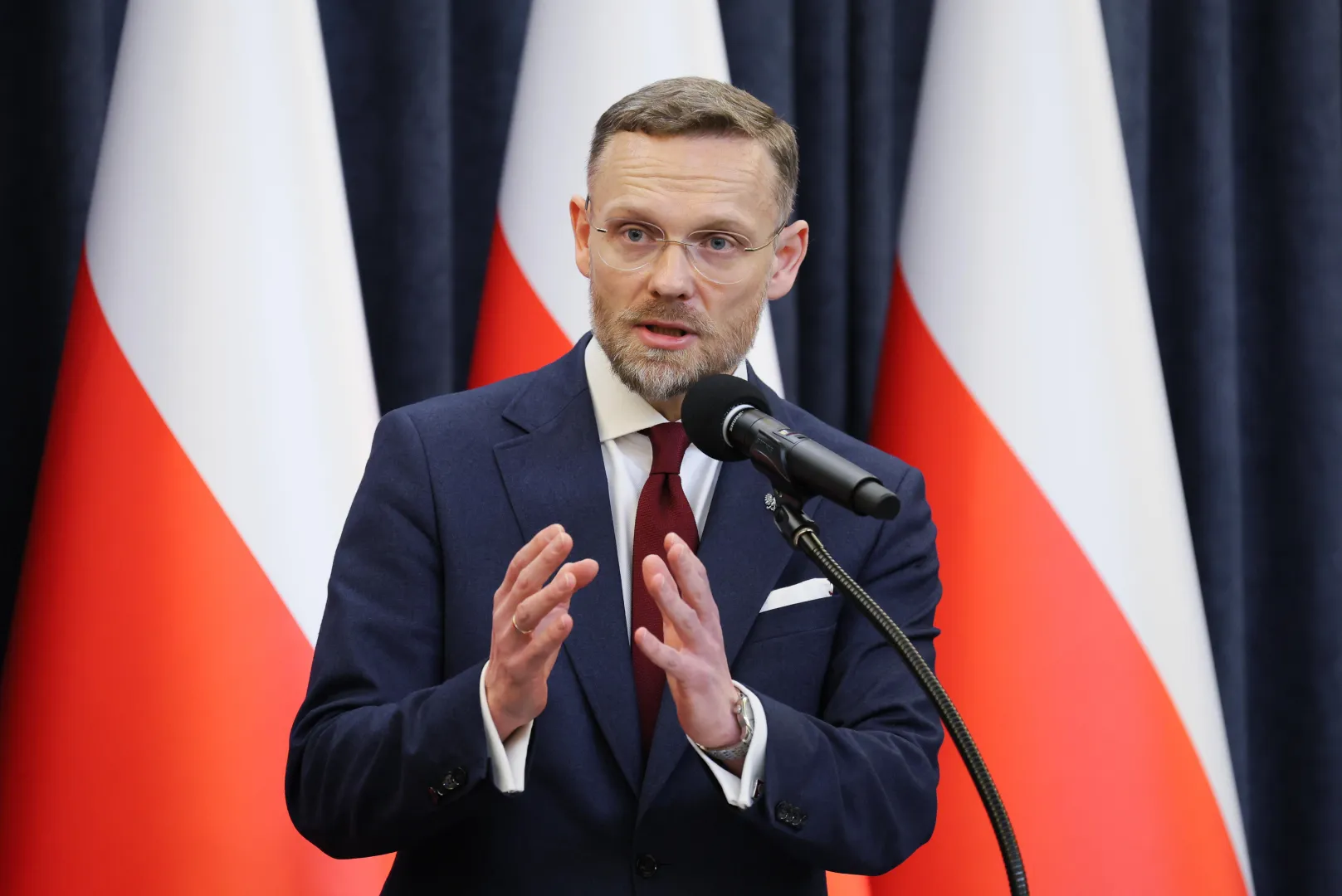 Szef KPRP Zbigniew Bogucki. Fot. PAP/	Paweł Supernak