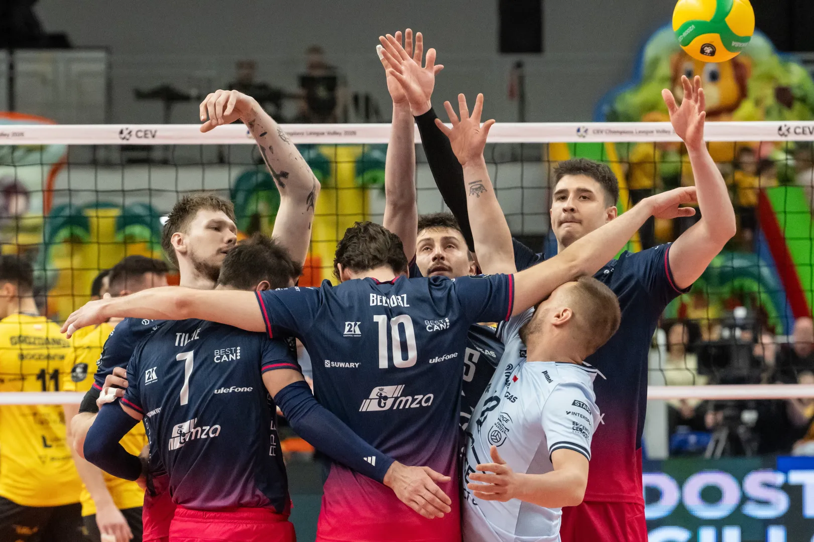 Siatkarze PGE Projektu Warszawa. Fot. PAP/Wojtek Jargiło