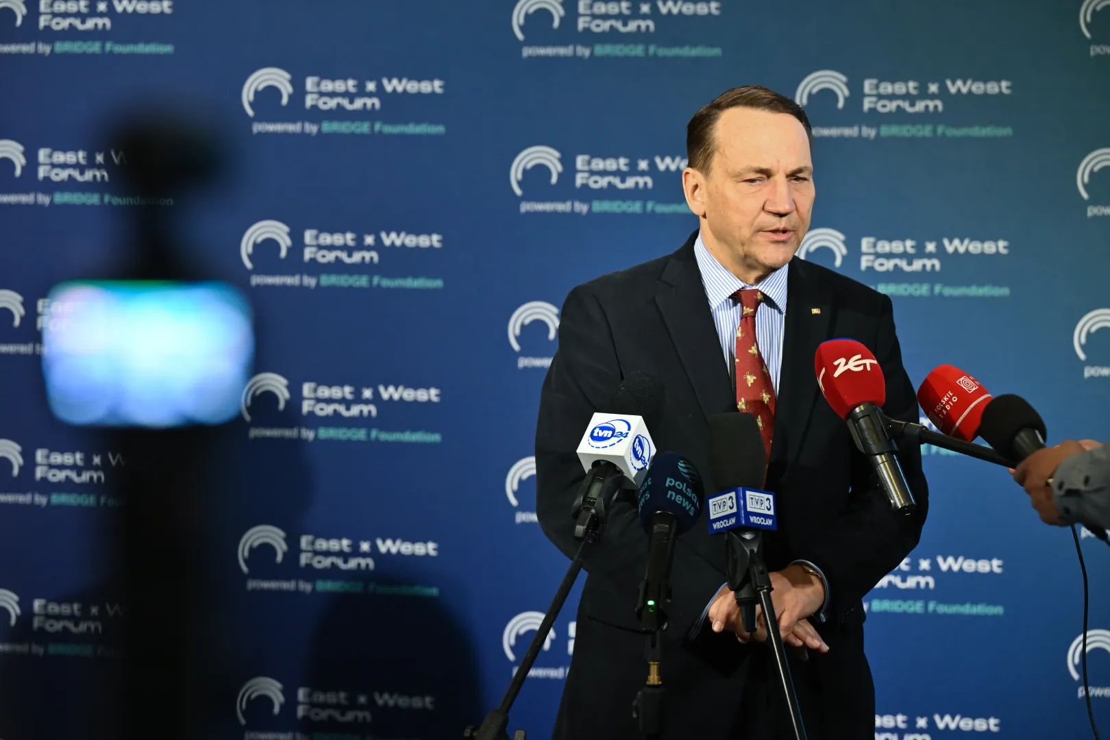 Министр иностранных дел Польши Радослав Сикорский. Fot. PAP/Maciej Kulczyński