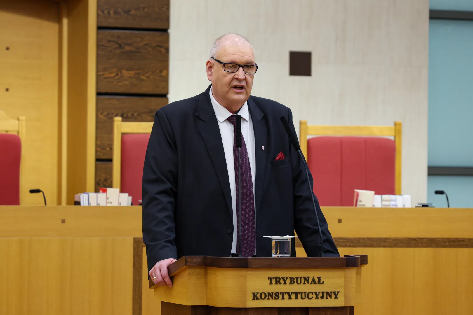 Prezes Trybunału Konstytucyjnego Bogdan Święczkowski. Fot. PAP/Paweł Supernak