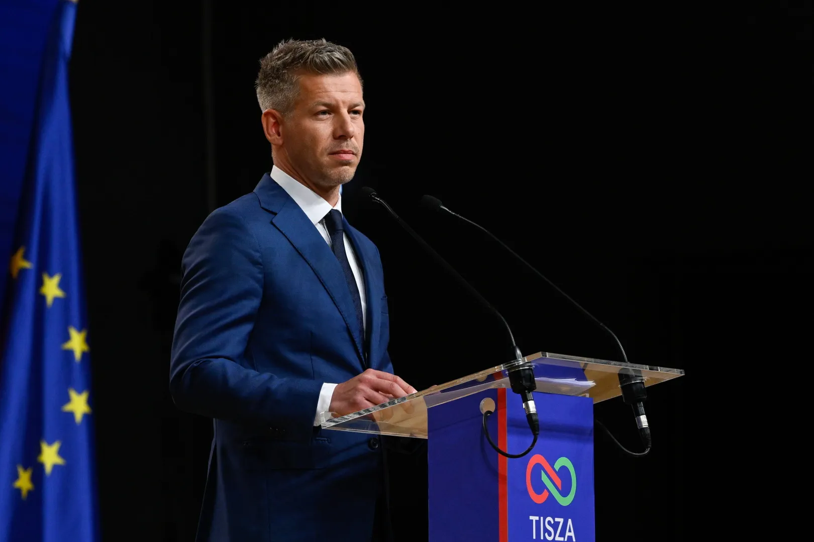 Peter Magyar Fot. PAP/EPA/TIBOR ILLYES