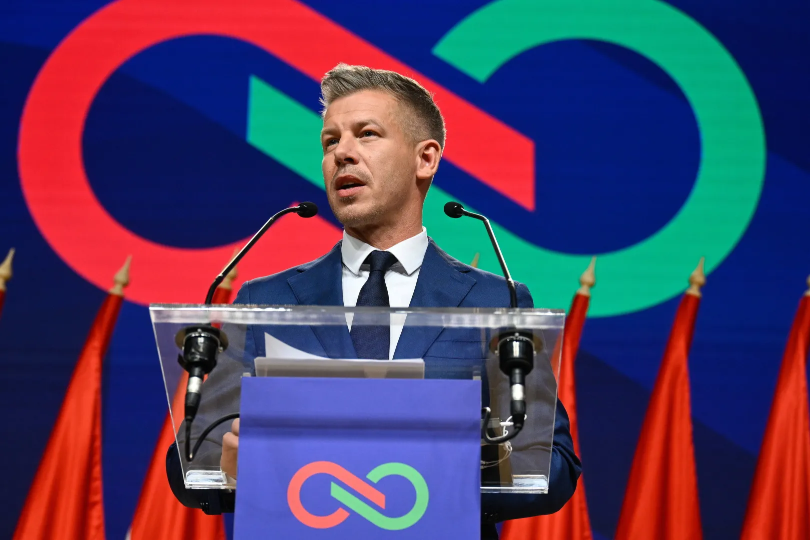 Peter Magyar. Fot. PAP/EPA/TIBOR ILLYES