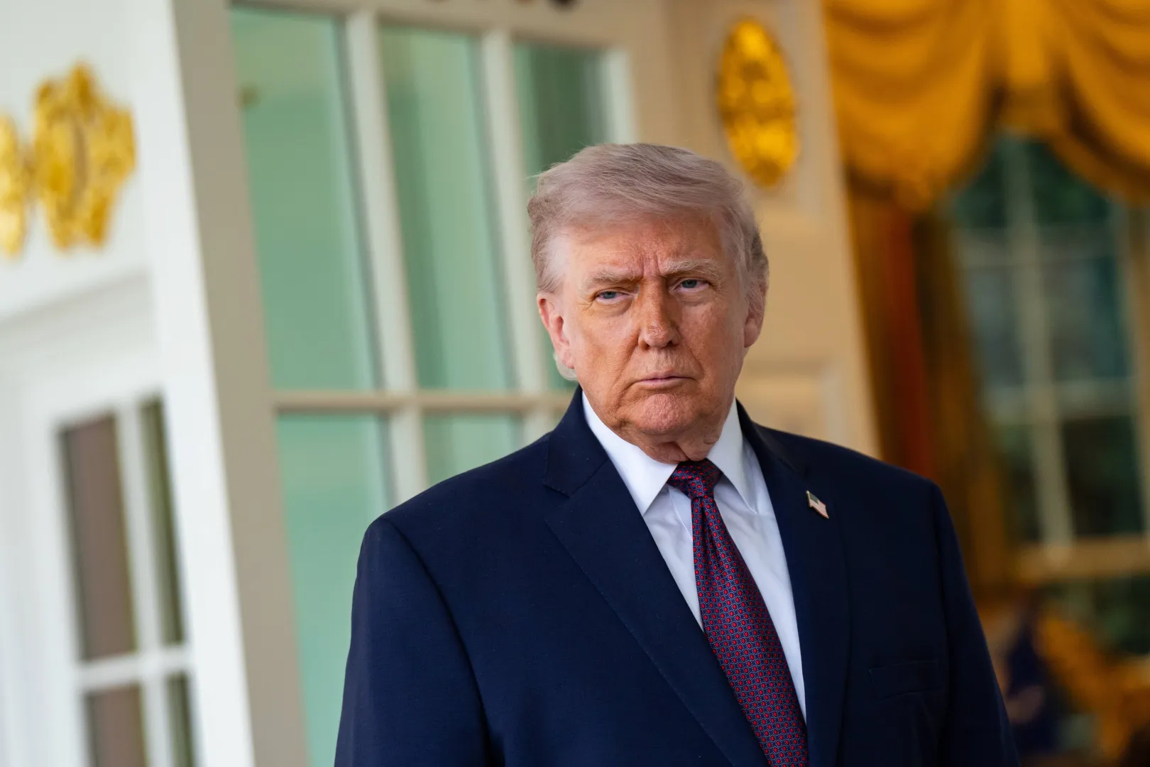 Prezydent USA Donald Trump. Fot. PAP/EPA/SALWAN GEORGES / POOL