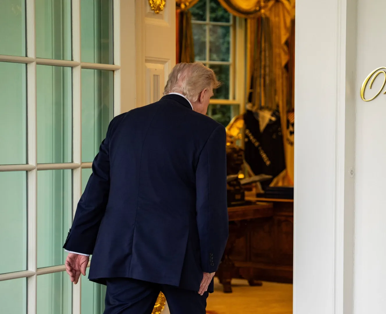 Prezydent USA Donald Trump. Fot. PAP/EPA/ SALWAN GEORGES / POOL