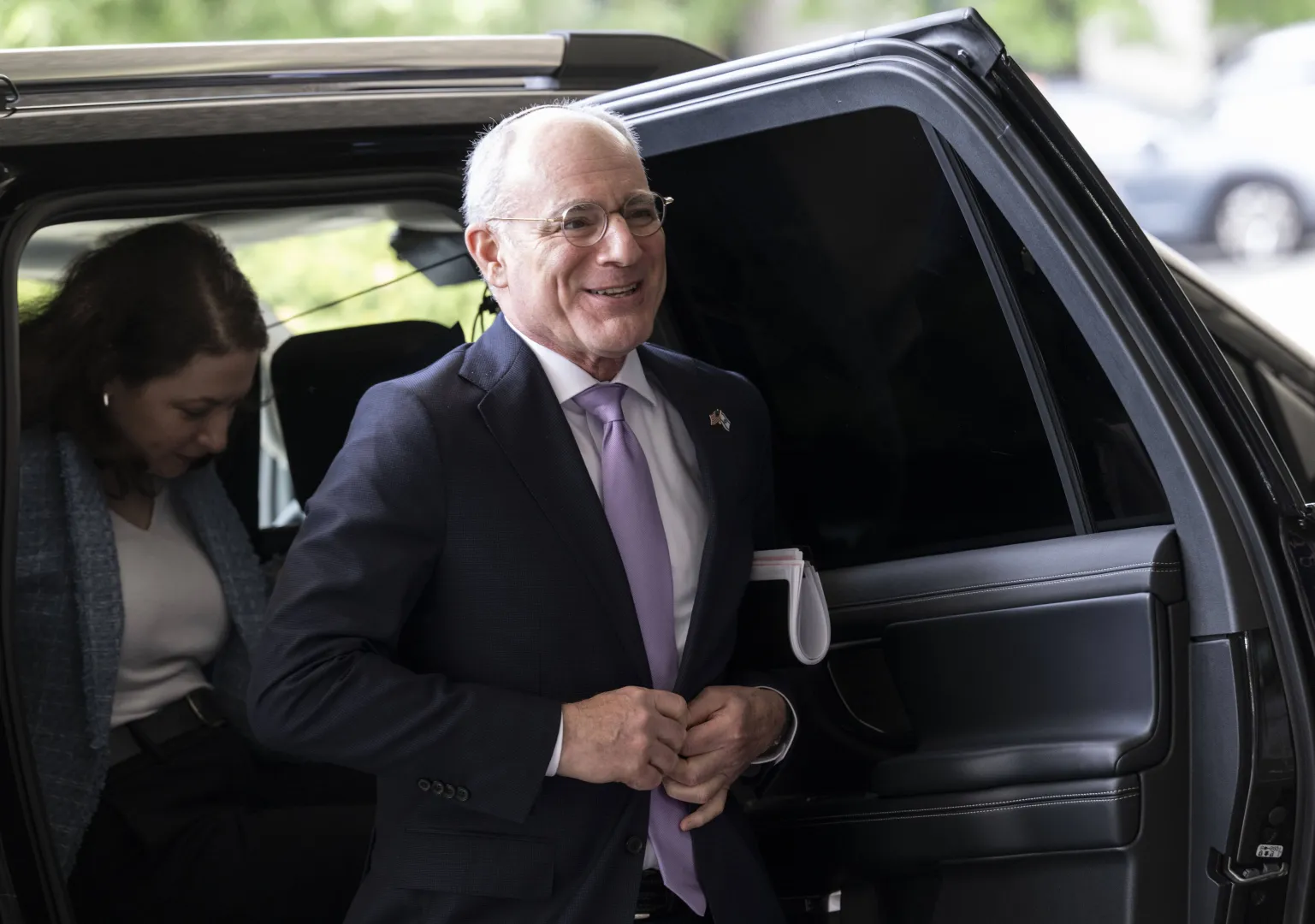 Ambasador Izraela w USA Yechiel Leiter. Fot. PAP/EPA/LUKE JOHNSON