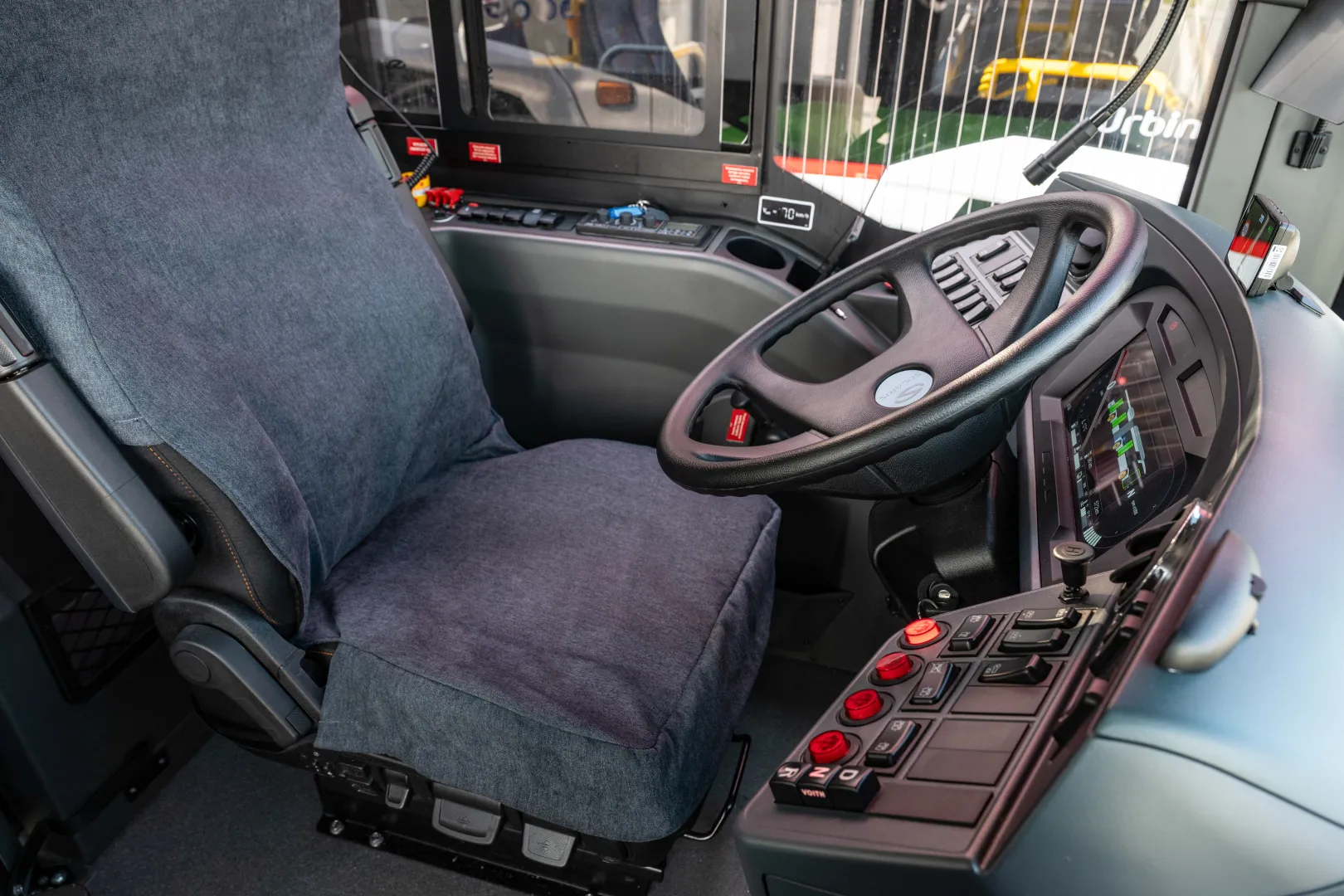 Kabina kierowcy Fot. PAP/Wojtek Jargiło