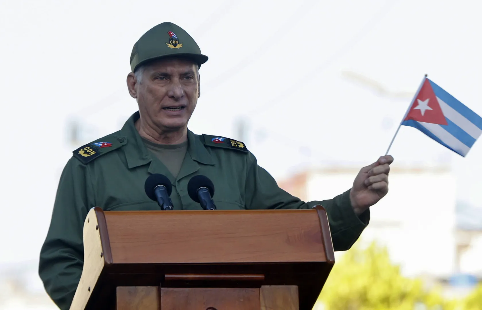 Miguel Diaz-Canel Fot. PAP/EPA/Ernesto Mastrascusa