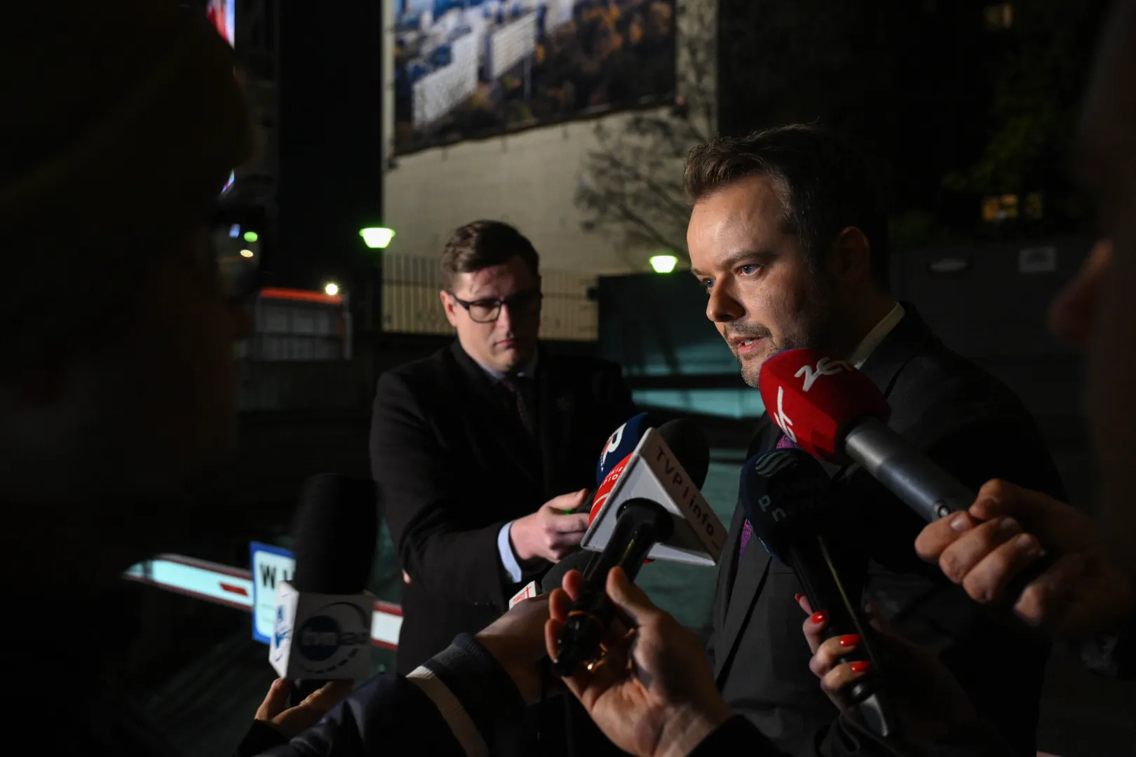 Rzecznik PiS partii Rafał Bochenek. Fot. PAP/Radek Pietruszka