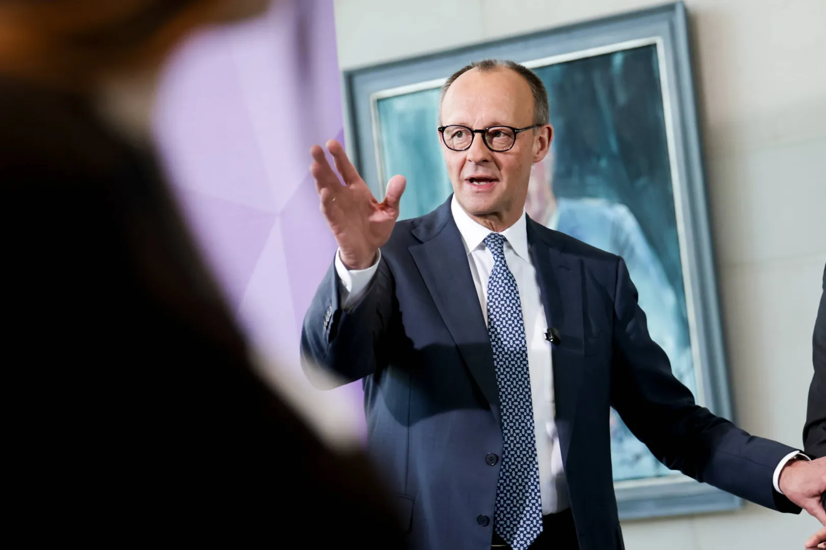 Kanclerz Niemiec Friedrich Merz. Fot. PAP/EPA/FILIP SINGER