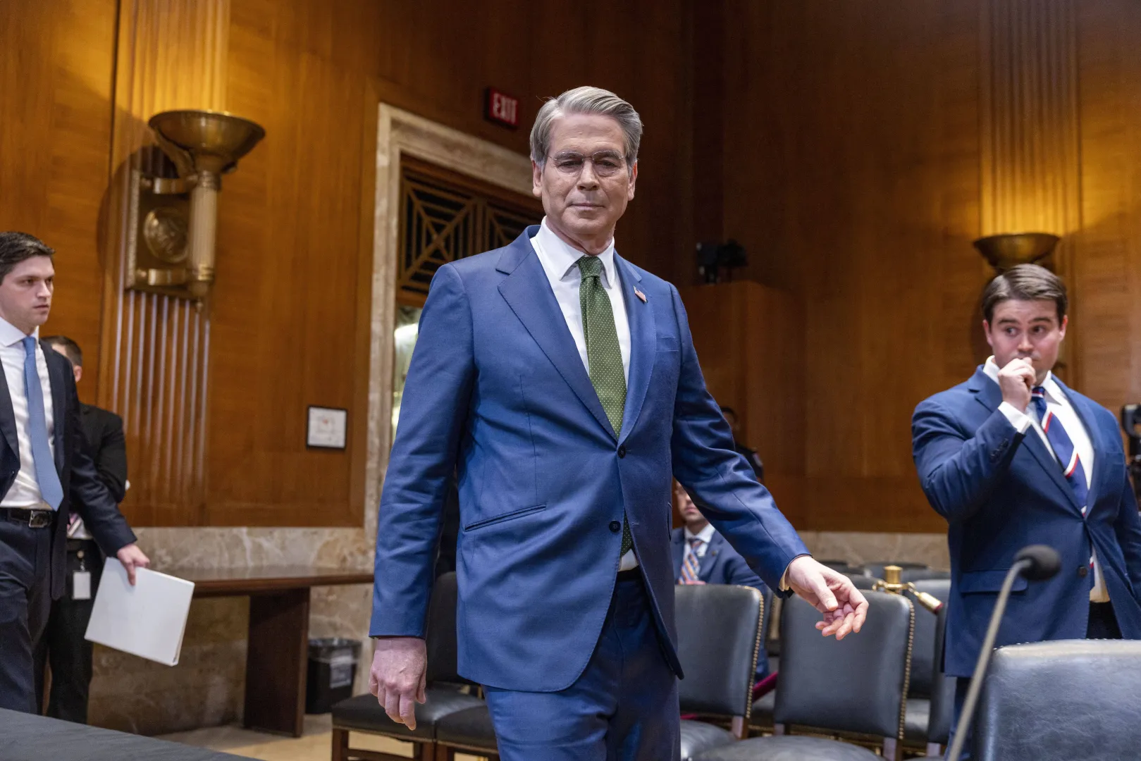 Minister finansów USA Scott Bessent. Fot. PAP/EPA/SHAWN THEW