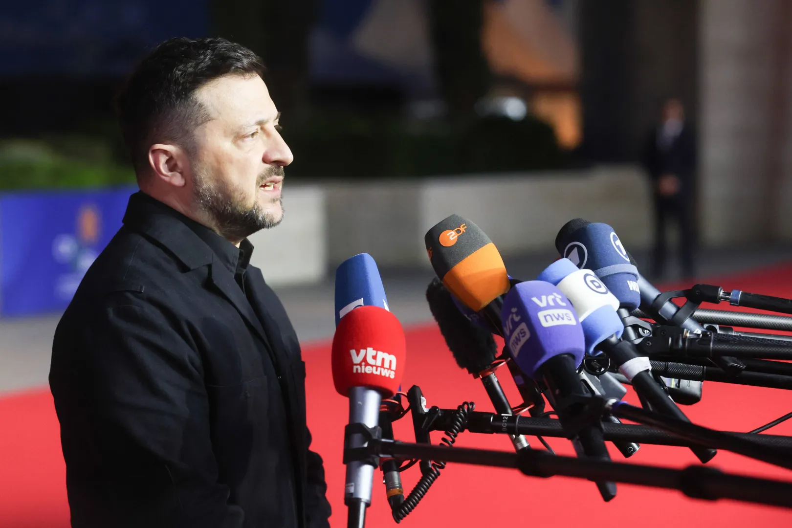 Prezydent Wołodymyr Zełenski. Fot. PAP/EPA/GEORGE CHRISTOFOROU