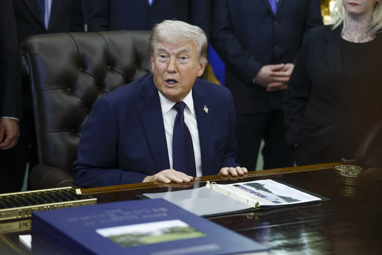 Prezydent USA Donald Trump. Fot. PAP/EPA/WILL OLIVER / POOL