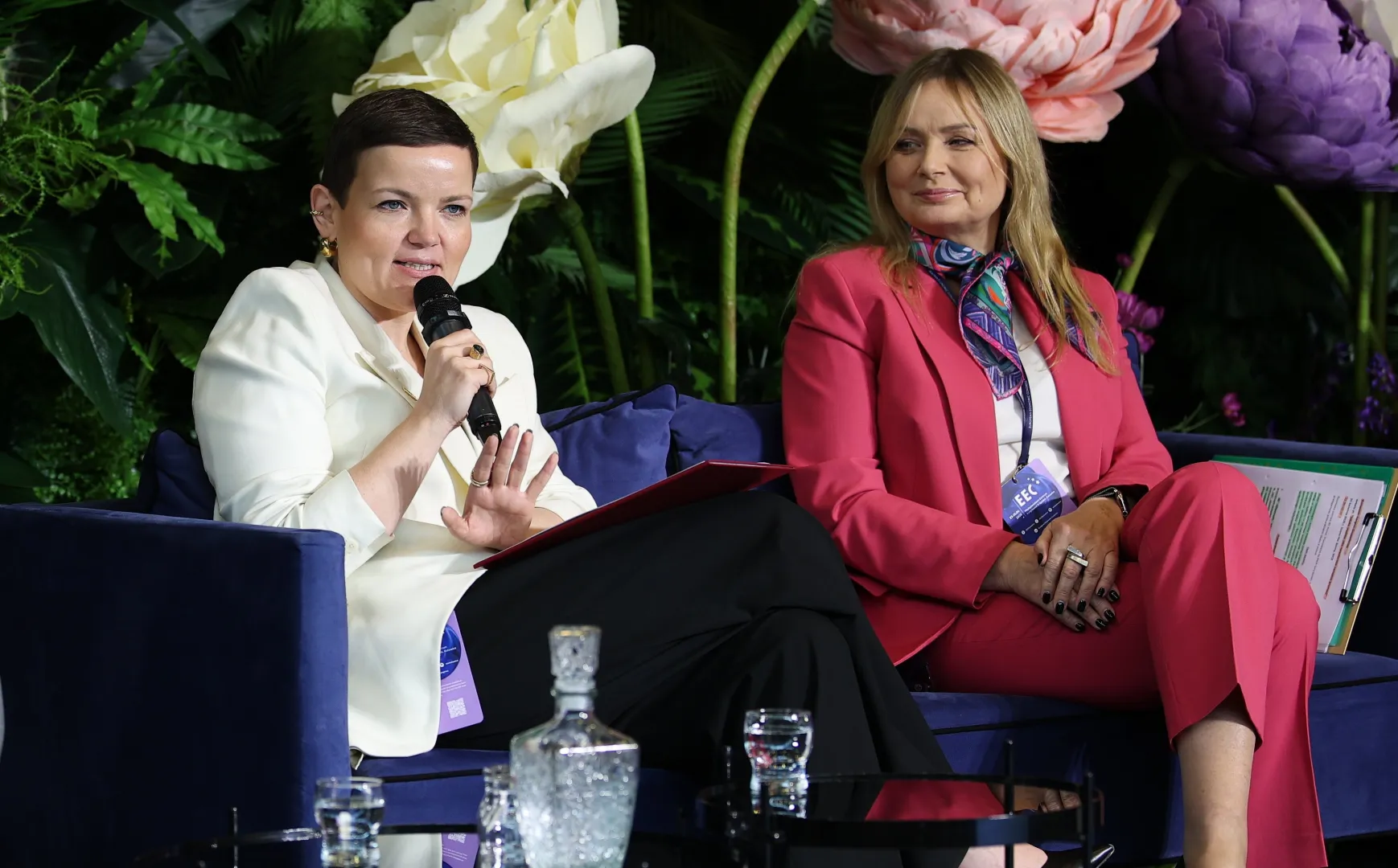 Po lewej Marta Cienkowska, ministra kultury Fot. PAP/Łukasz Gągulski