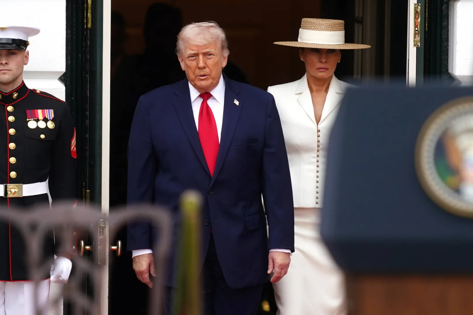 Donald Trump i Melania Trump, fot. PAP/WILL OLIVER