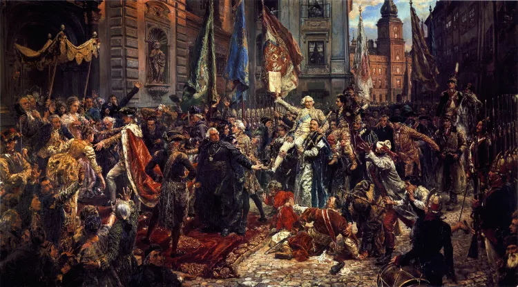 Ян Матейко, "Конституция 3 Maя 1791 года" /Zamek Królewski w Warszawie 