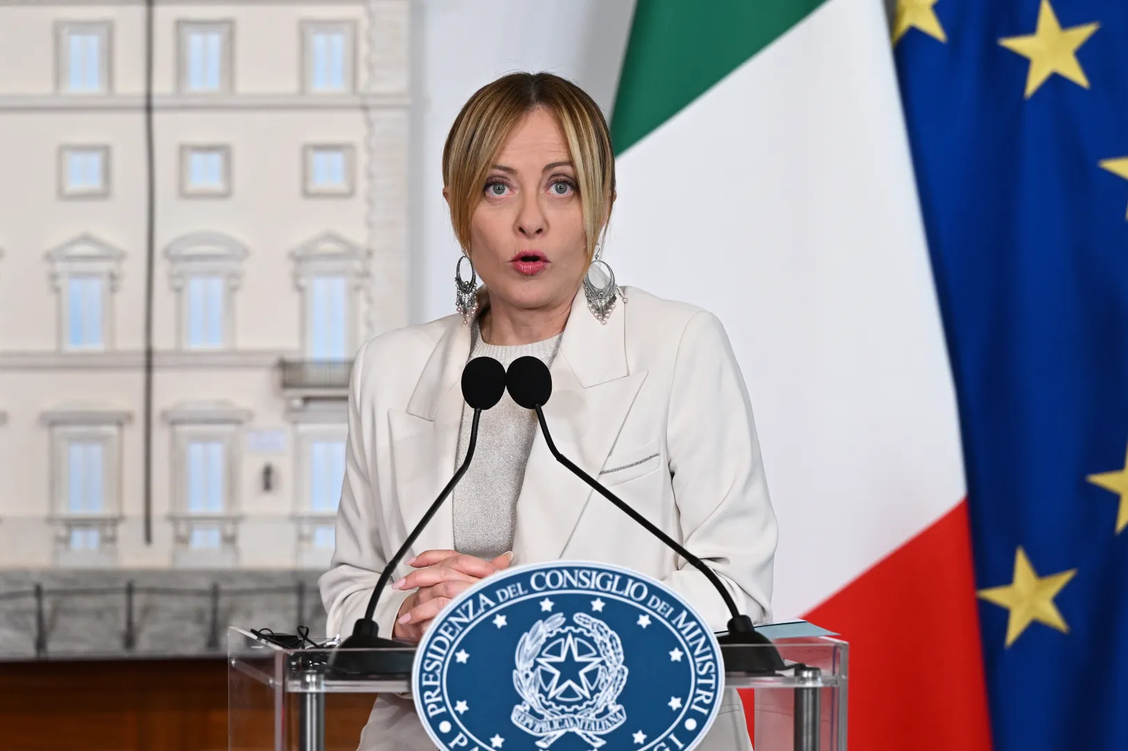 Giorgia Meloni. Fot. PAP/Radek Pietruszka
