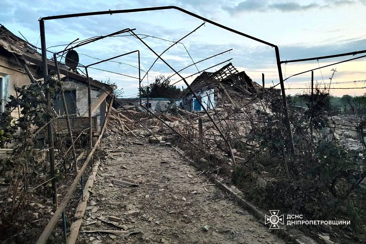 Последствия российских атак. Fot. Facebook/ДСНС України